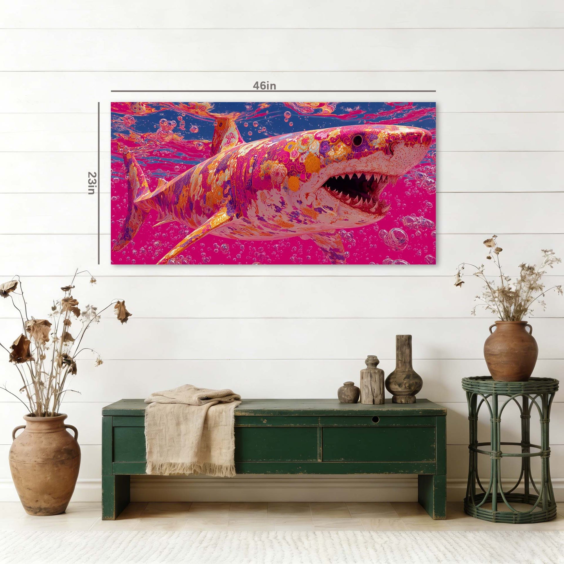 Pink Black and White Abstract Wall Art Canvas Painting Prints Artwor Office Bedroom Living Room Decor