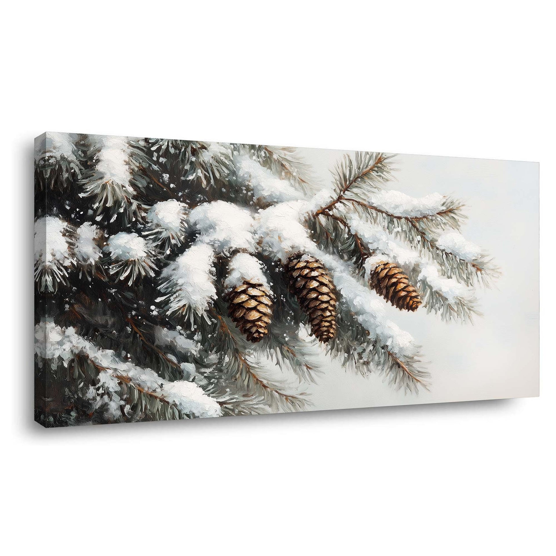 White Wildlife Nature Wall Art for Living Room Canvas Painting Prints Artwork Family Bedroom Office Decor