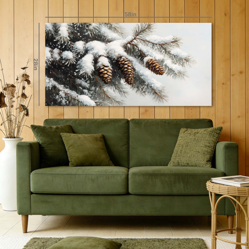 White Wildlife Nature Wall Art for Living Room Canvas Painting Prints Artwork Family Bedroom Office Decor