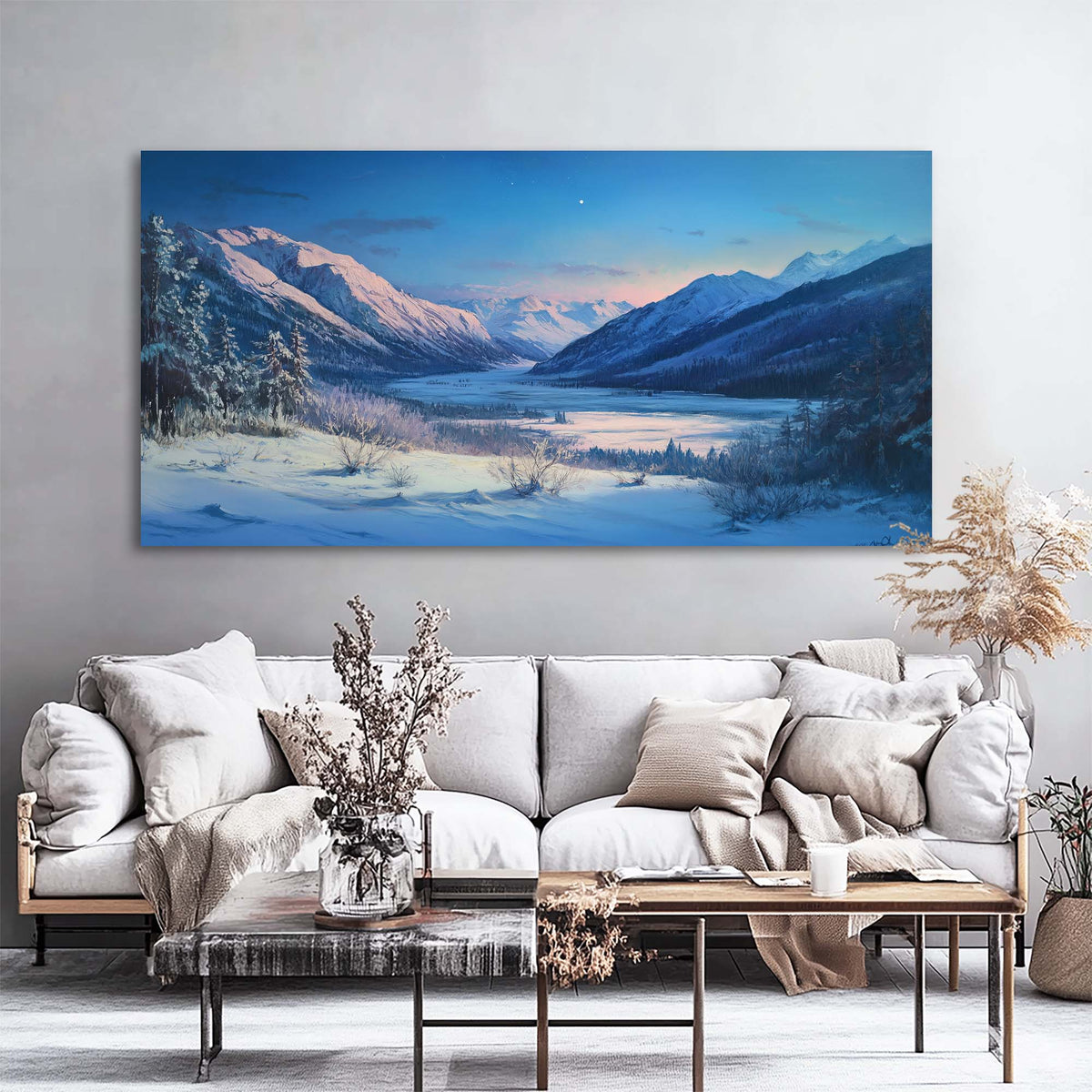 Pink Wildlife Nature Wall Art Art Deco Painting Prints Canvas Artwork Living Room Family Bedroom Office Decor