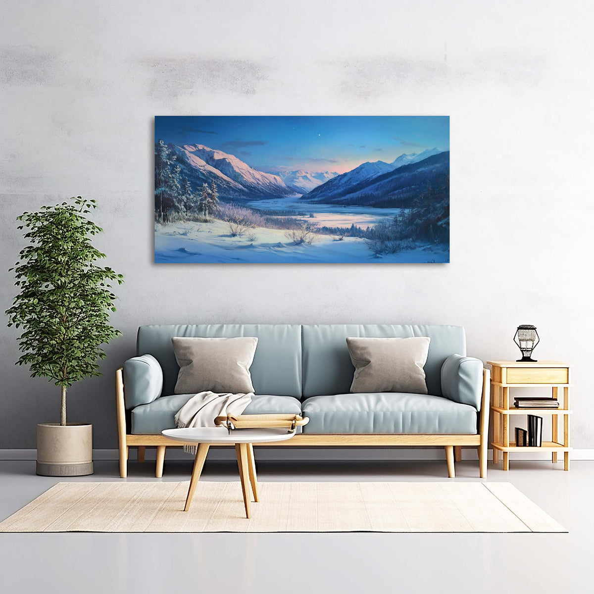 Pink Wildlife Nature Wall Art Art Deco Painting Prints Canvas Artwork Living Room Family Bedroom Office Decor
