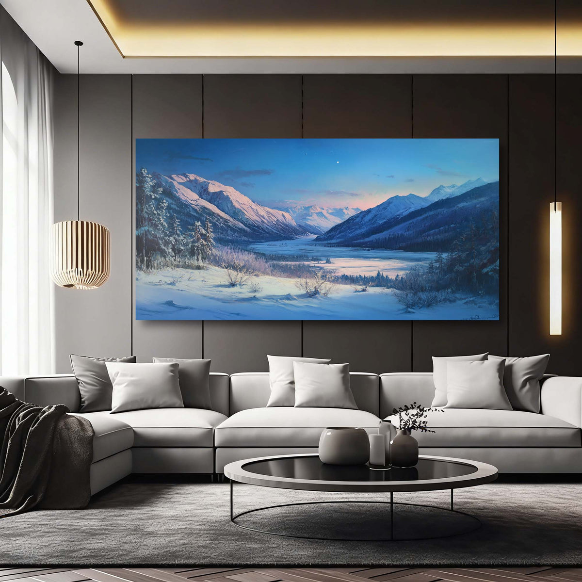 Pink Wildlife Nature Wall Art Art Deco Painting Prints Canvas Artwork Living Room Family Bedroom Office Decor