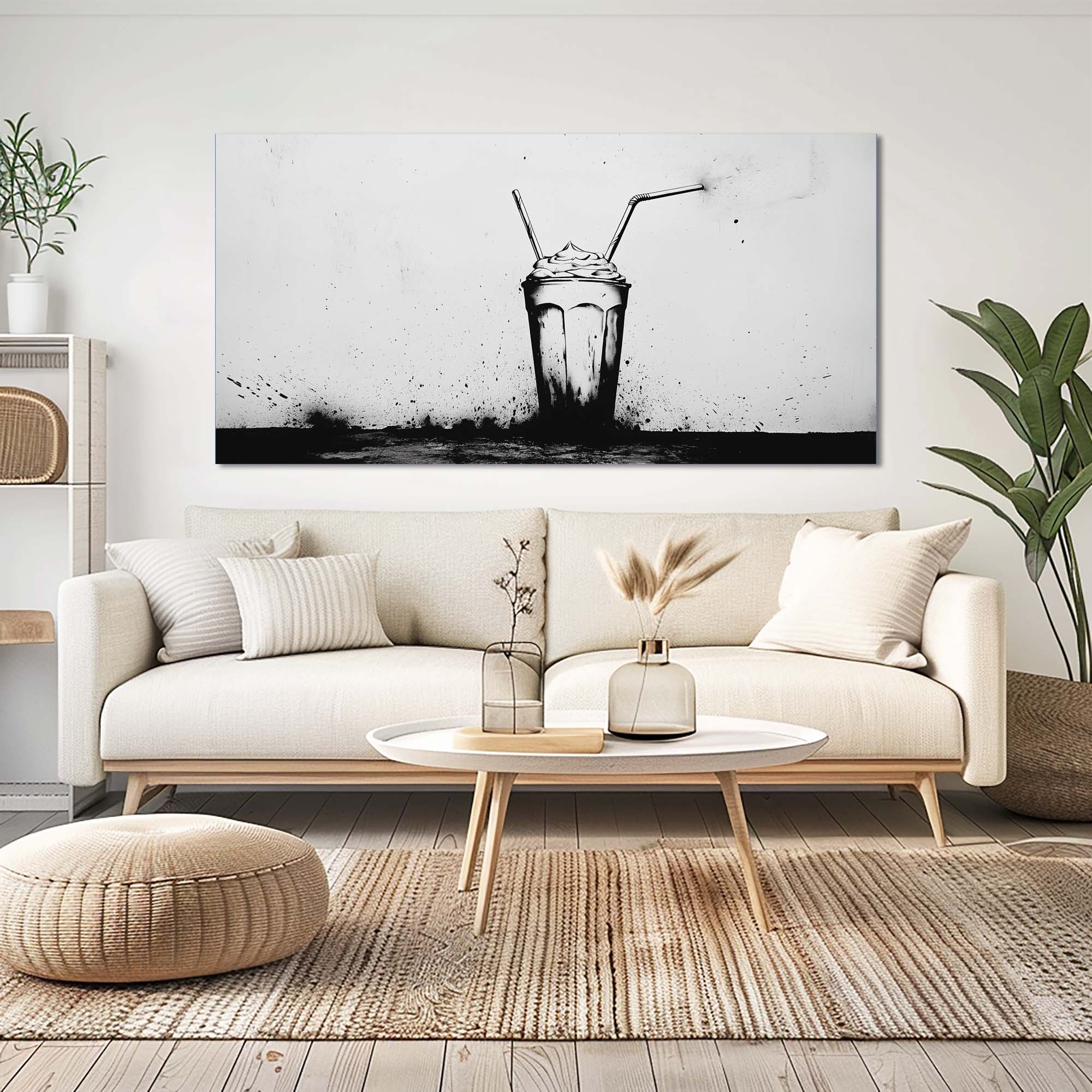 White Retro Vintage Wall Art Art Deco Painting Prints Canvas Artwork Living Room Family Bedroom Office Decor