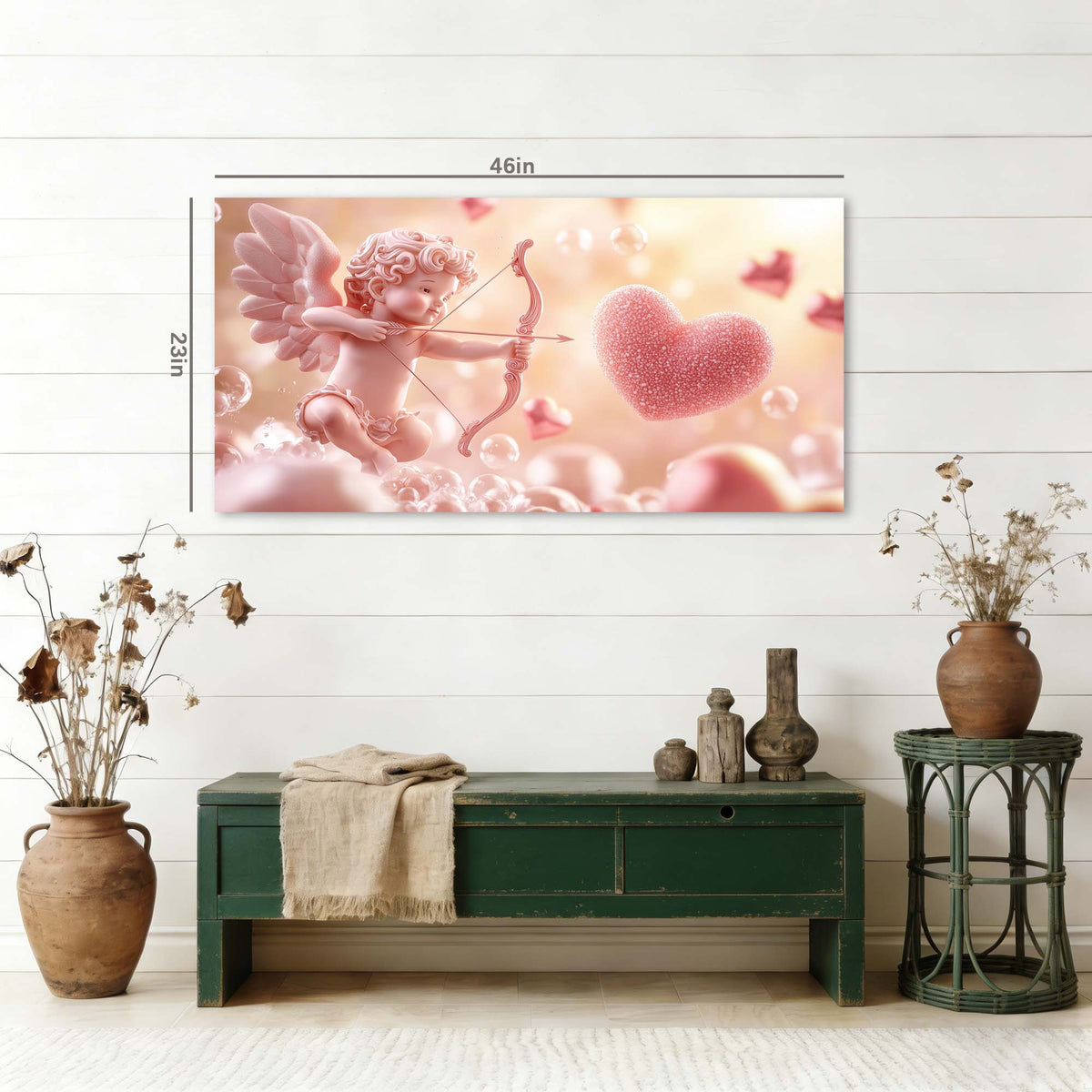 Pink Black and White Abstract Wall Art for Living Room Canvas Painting Prints Artwork Family Bedroom Office Decor