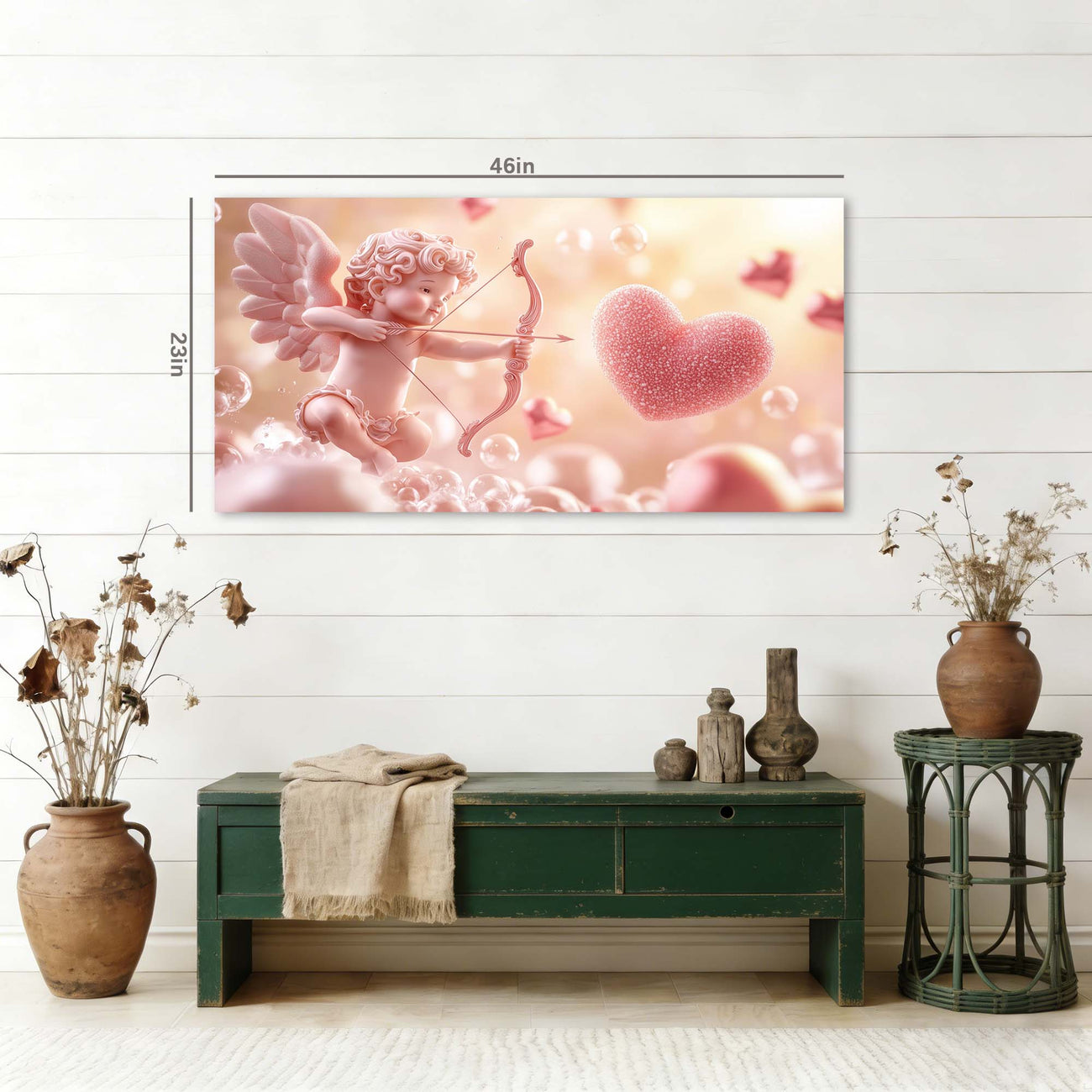 Pink Black and White Abstract Wall Art for Living Room Canvas Painting Prints Artwork Family Bedroom Office Decor