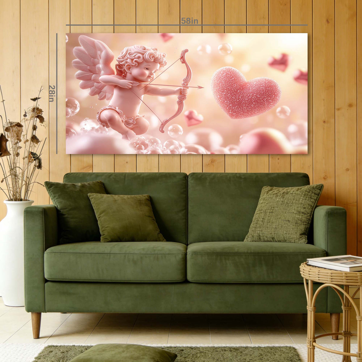 Pink Black and White Abstract Wall Art for Living Room Canvas Painting Prints Artwork Family Bedroom Office Decor