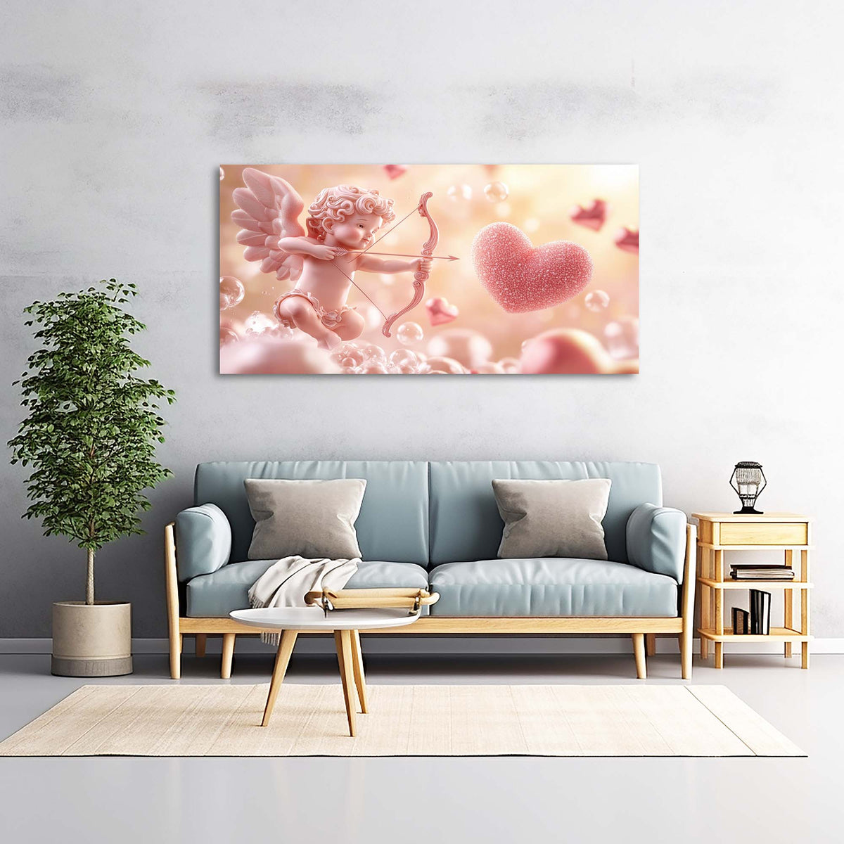 Pink Black and White Abstract Wall Art for Living Room Canvas Painting Prints Artwork Family Bedroom Office Decor