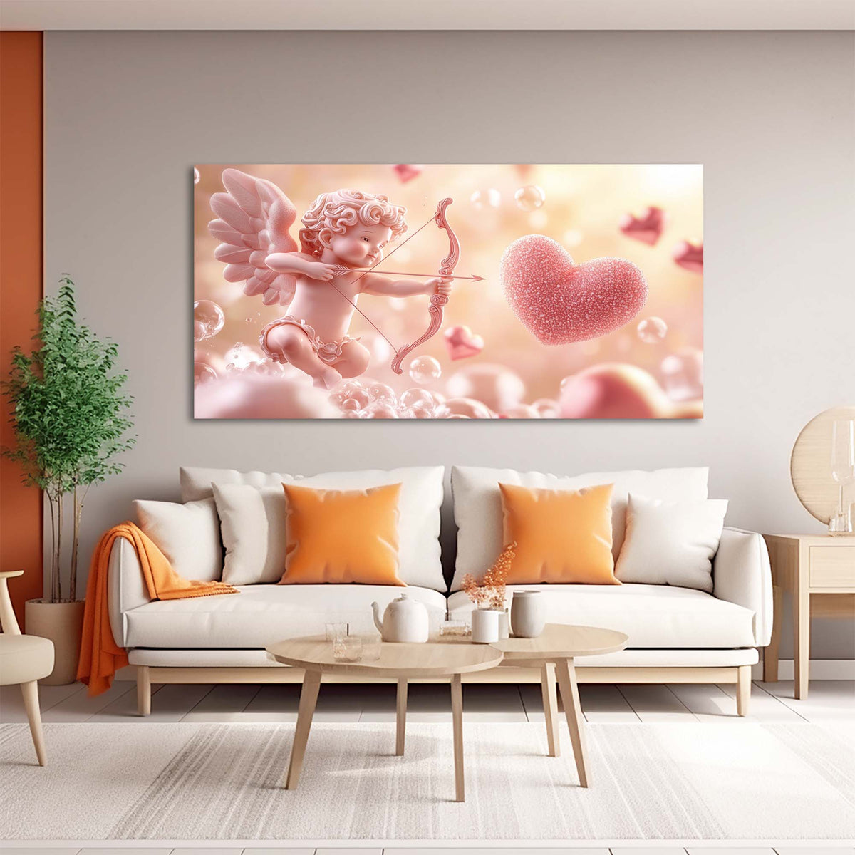 Pink Black and White Abstract Wall Art for Living Room Canvas Painting Prints Artwork Family Bedroom Office Decor