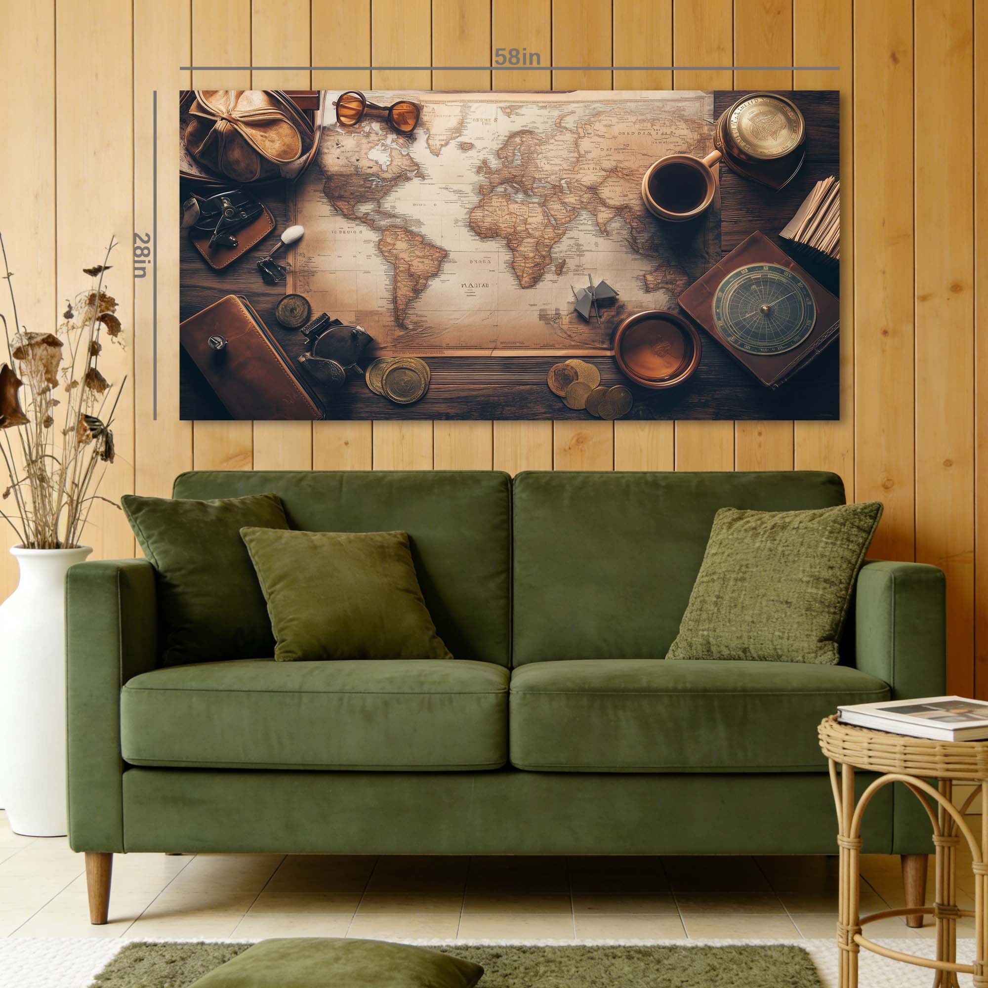 Black Vintage Wall Art for Living Room Canvas Painting Prints Art Deco Artwork Office Bedroom Decor