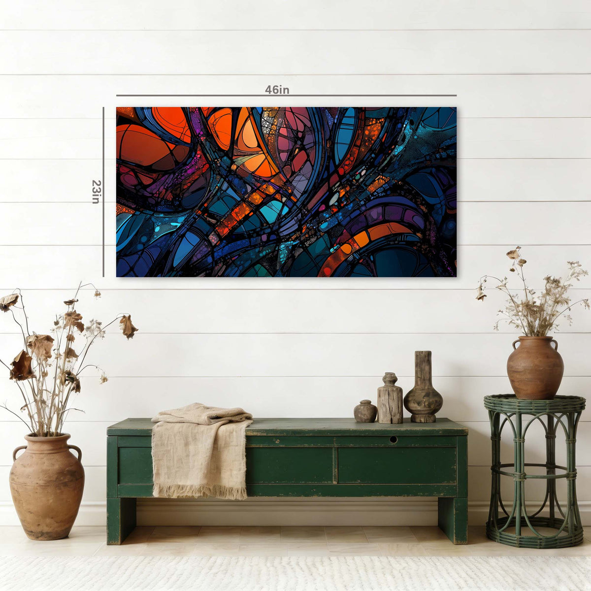 Purple Mysterious Abstract Wall Art Art Deco Painting Prints Canvas Artwork Living Room Family Bedroom Office Decor