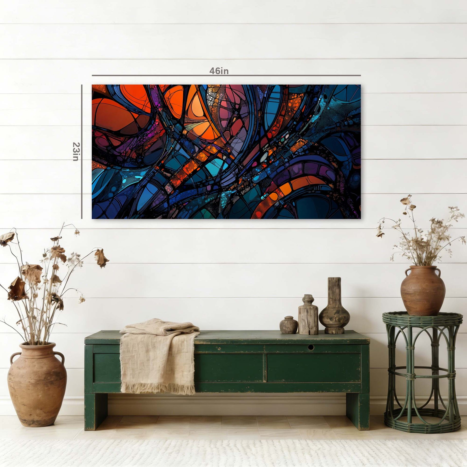 Purple Mysterious Abstract Wall Art Art Deco Painting Prints Canvas Artwork Living Room Family Bedroom Office Decor