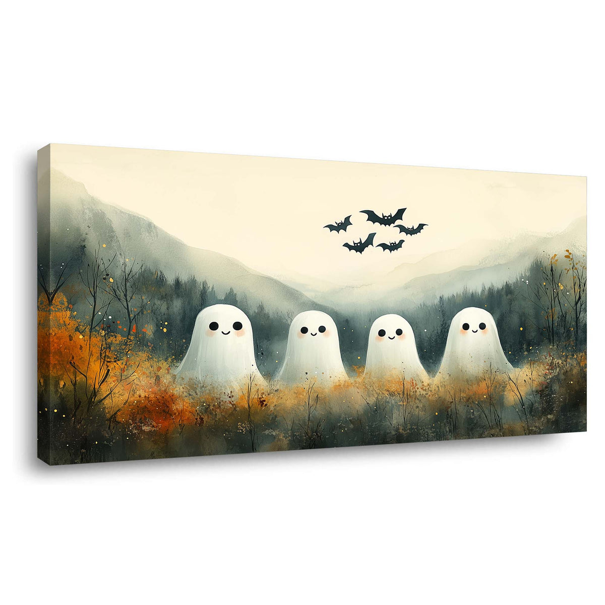 Black Mysterious Nature Wall Art Modern Canvas Painting Prints Artwork Office Hallway Bedroom Living Room Decor