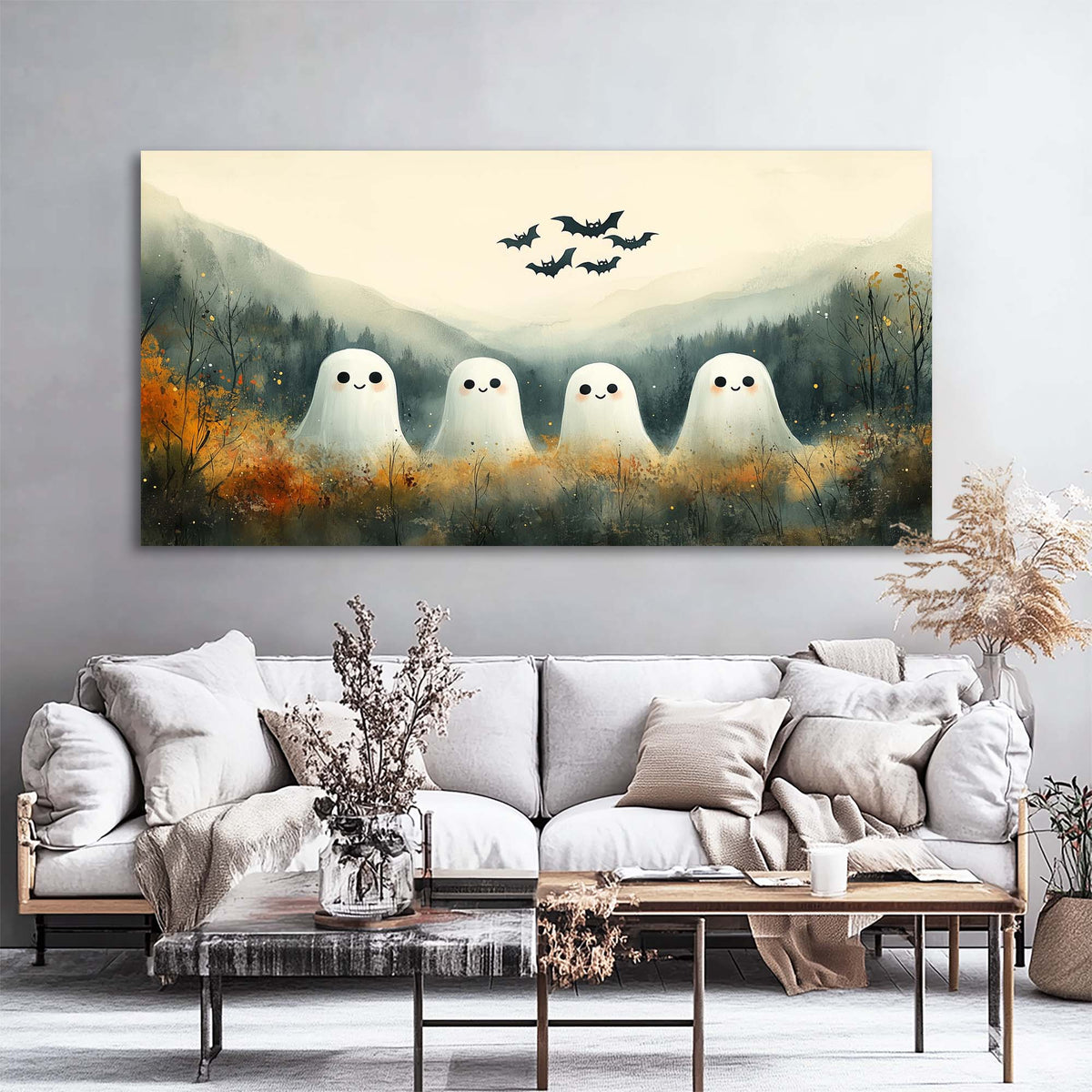 Black Mysterious Nature Wall Art Modern Canvas Painting Prints Artwork Office Hallway Bedroom Living Room Decor