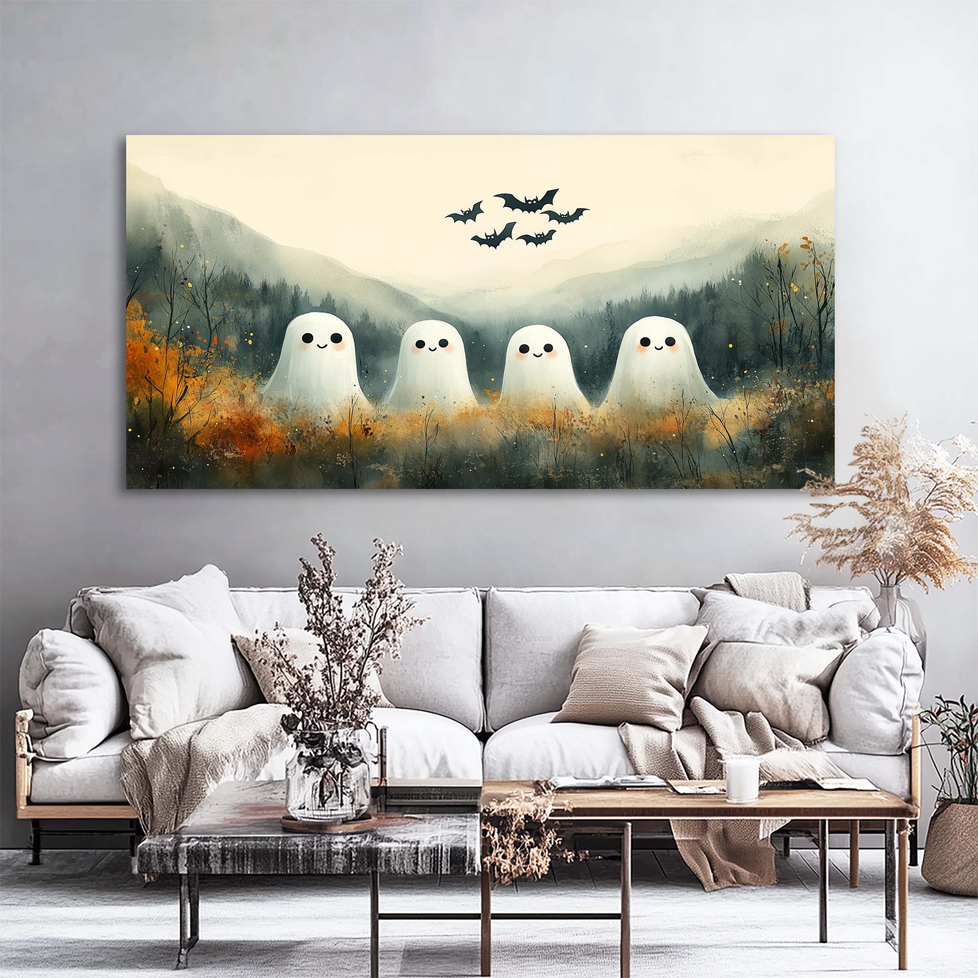 Black Mysterious Nature Wall Art Modern Canvas Painting Prints Artwork Office Hallway Bedroom Living Room Decor