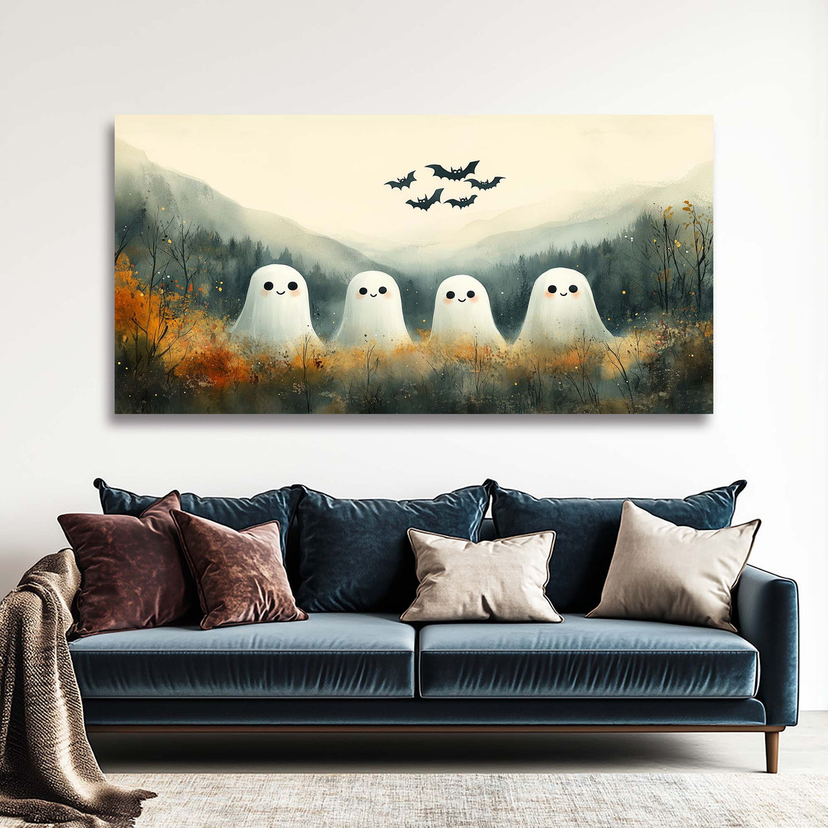 Black Mysterious Nature Wall Art Modern Canvas Painting Prints Artwork Office Hallway Bedroom Living Room Decor