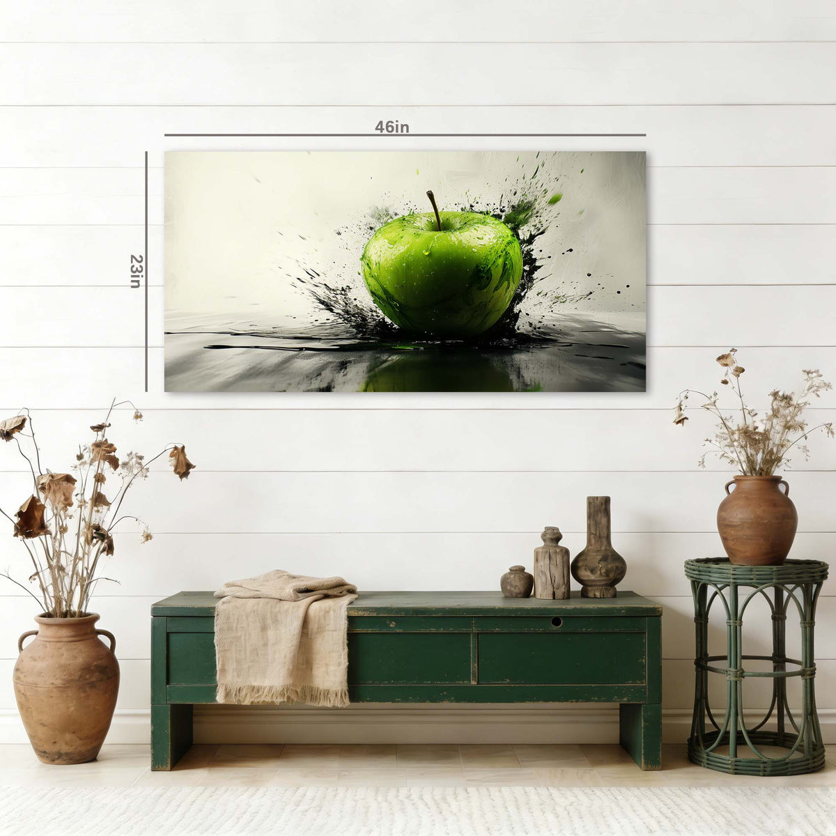 Black Black and White Abstract Wall Art Art Deco Painting Prints Canvas Artwork Living Room Family Bedroom Office Decor