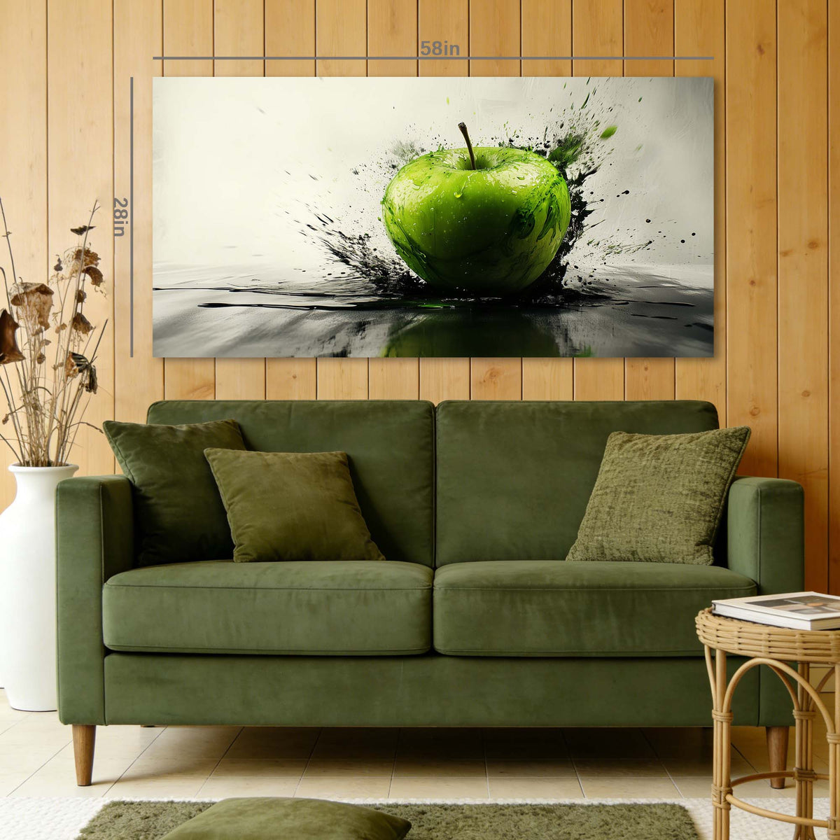 Black Black and White Abstract Wall Art Art Deco Painting Prints Canvas Artwork Living Room Family Bedroom Office Decor