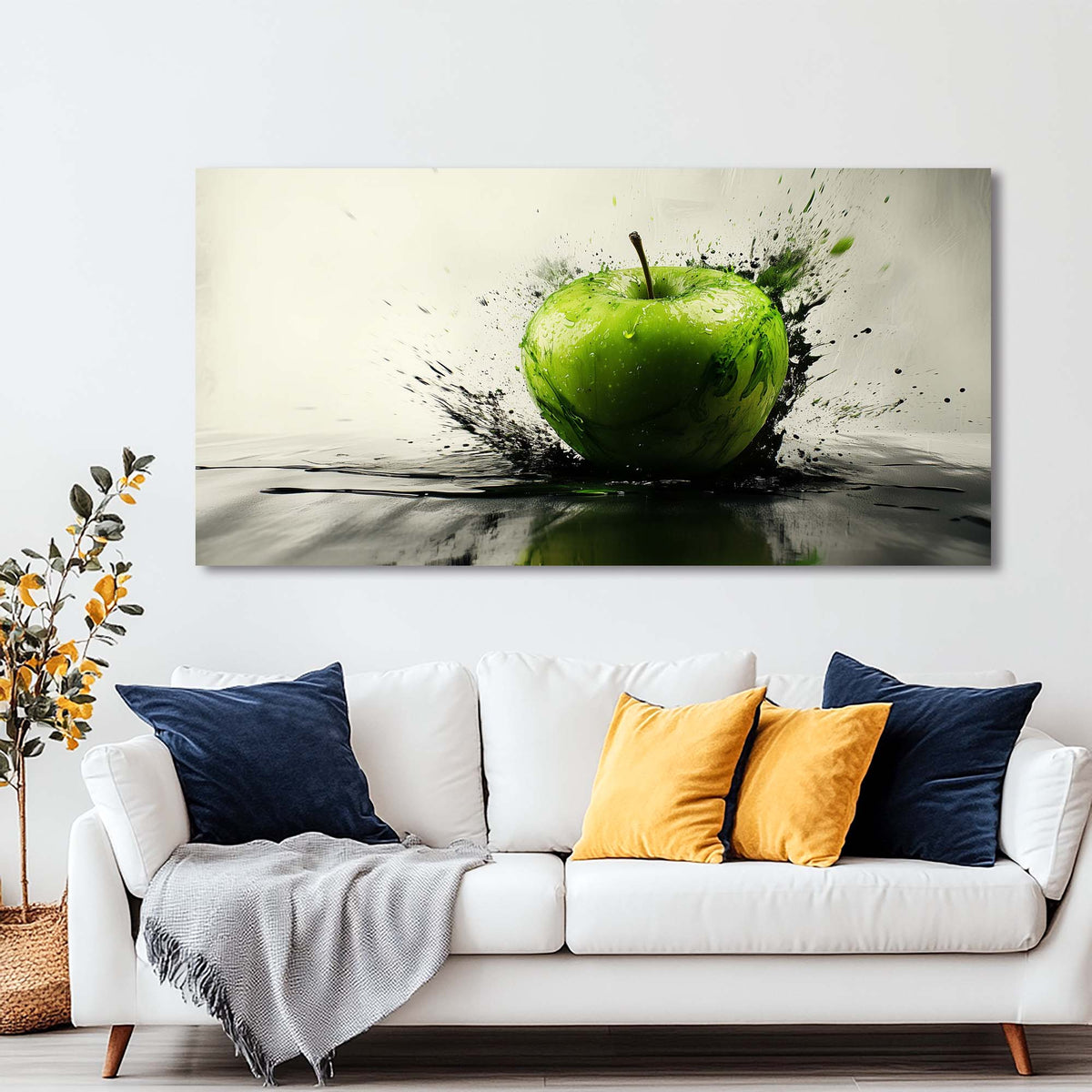 Black Black and White Abstract Wall Art Art Deco Painting Prints Canvas Artwork Living Room Family Bedroom Office Decor
