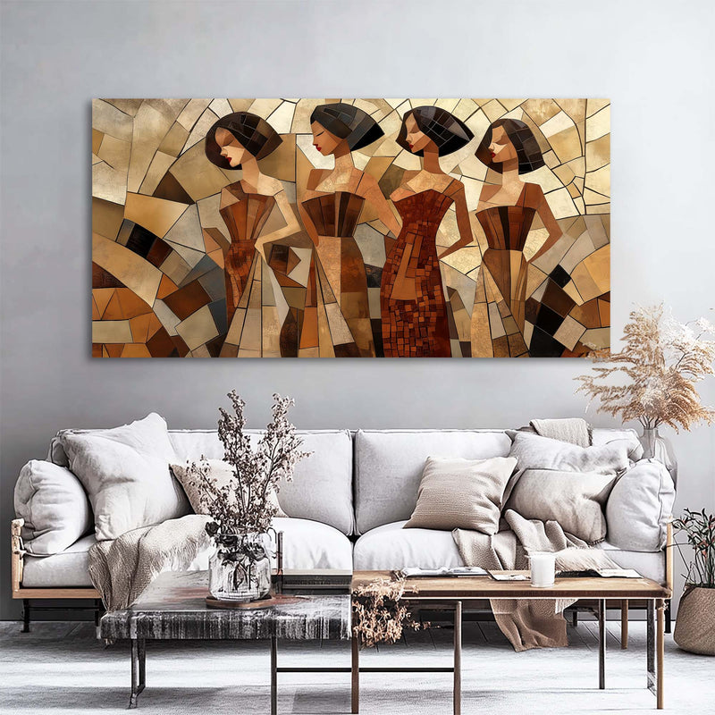 Black Black and White Abstract Wall Art for Living Room Canvas Painting Prints Artwork Family Bedroom Office Decor