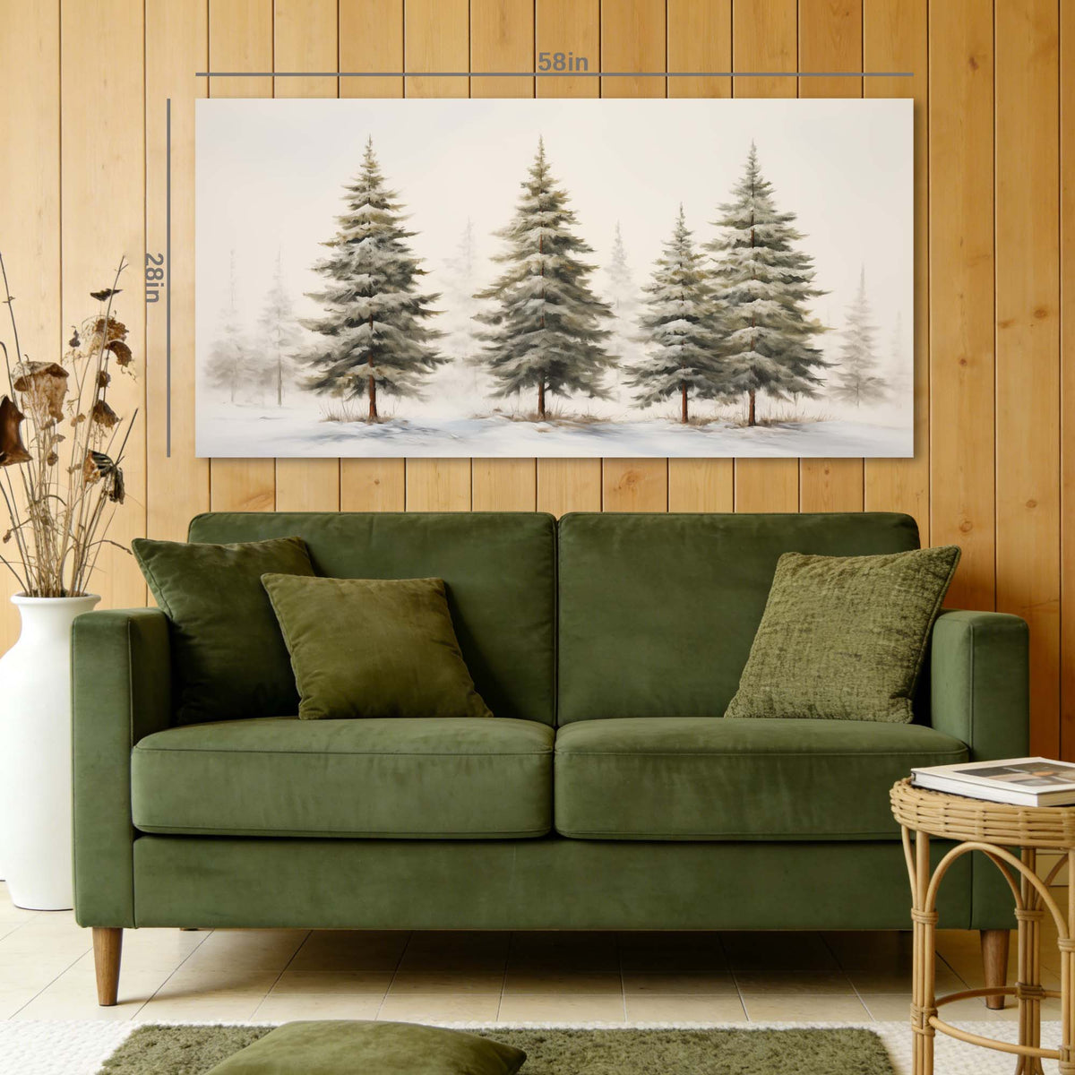 Gray Wildlife Nature Wall Art Canvas Painting Prints Artwor Office Bedroom Living Room Decor