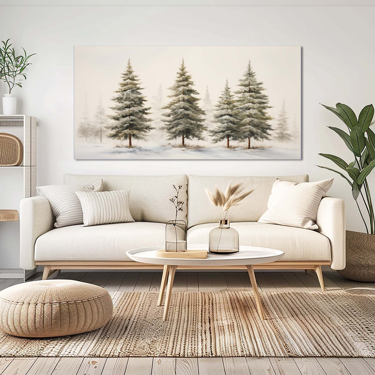 Gray Wildlife Nature Wall Art Canvas Painting Prints Artwor Office Bedroom Living Room Decor
