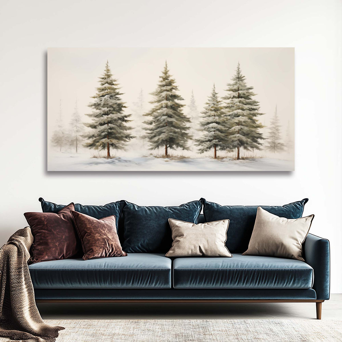 Gray Wildlife Nature Wall Art Canvas Painting Prints Artwor Office Bedroom Living Room Decor