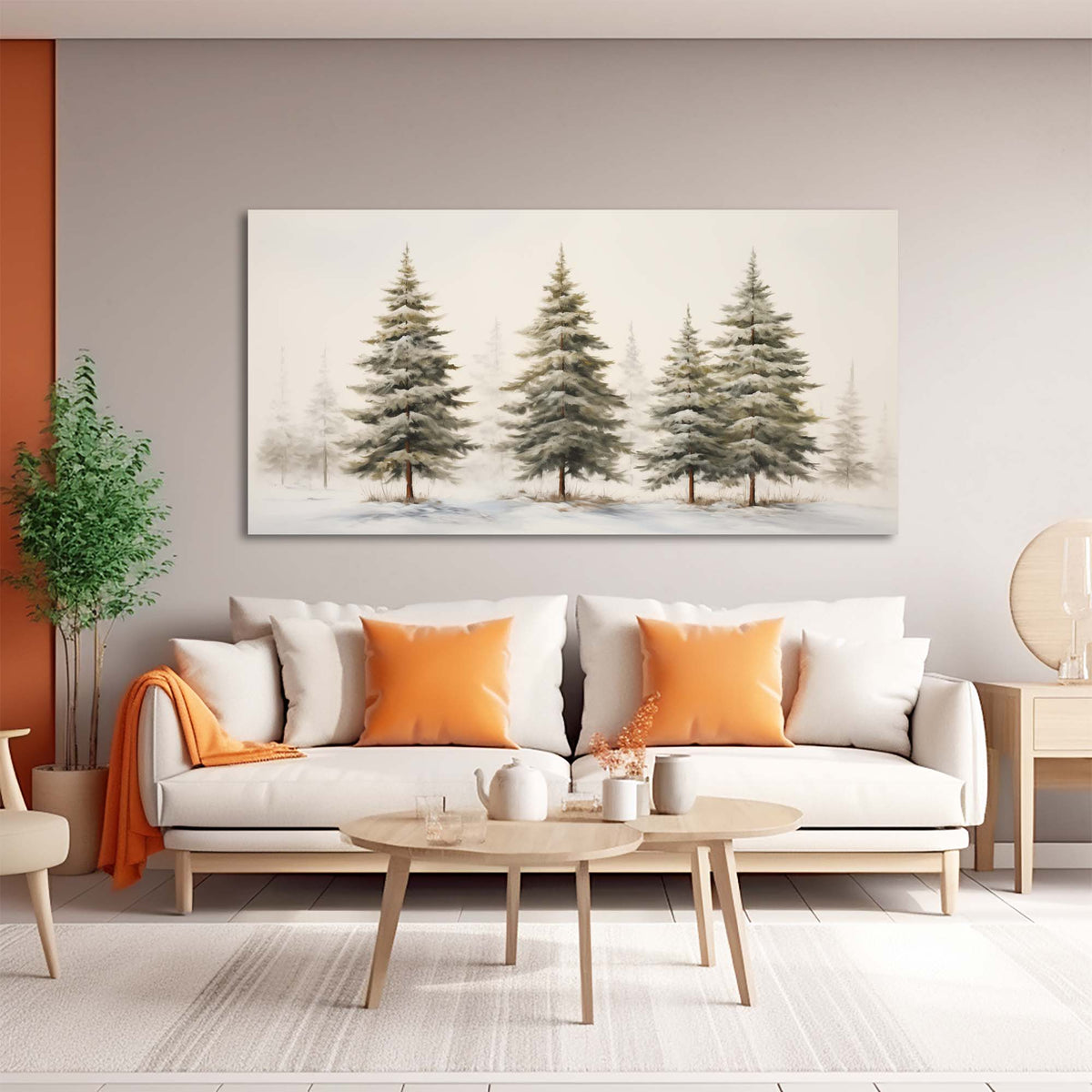 Gray Wildlife Nature Wall Art Canvas Painting Prints Artwor Office Bedroom Living Room Decor