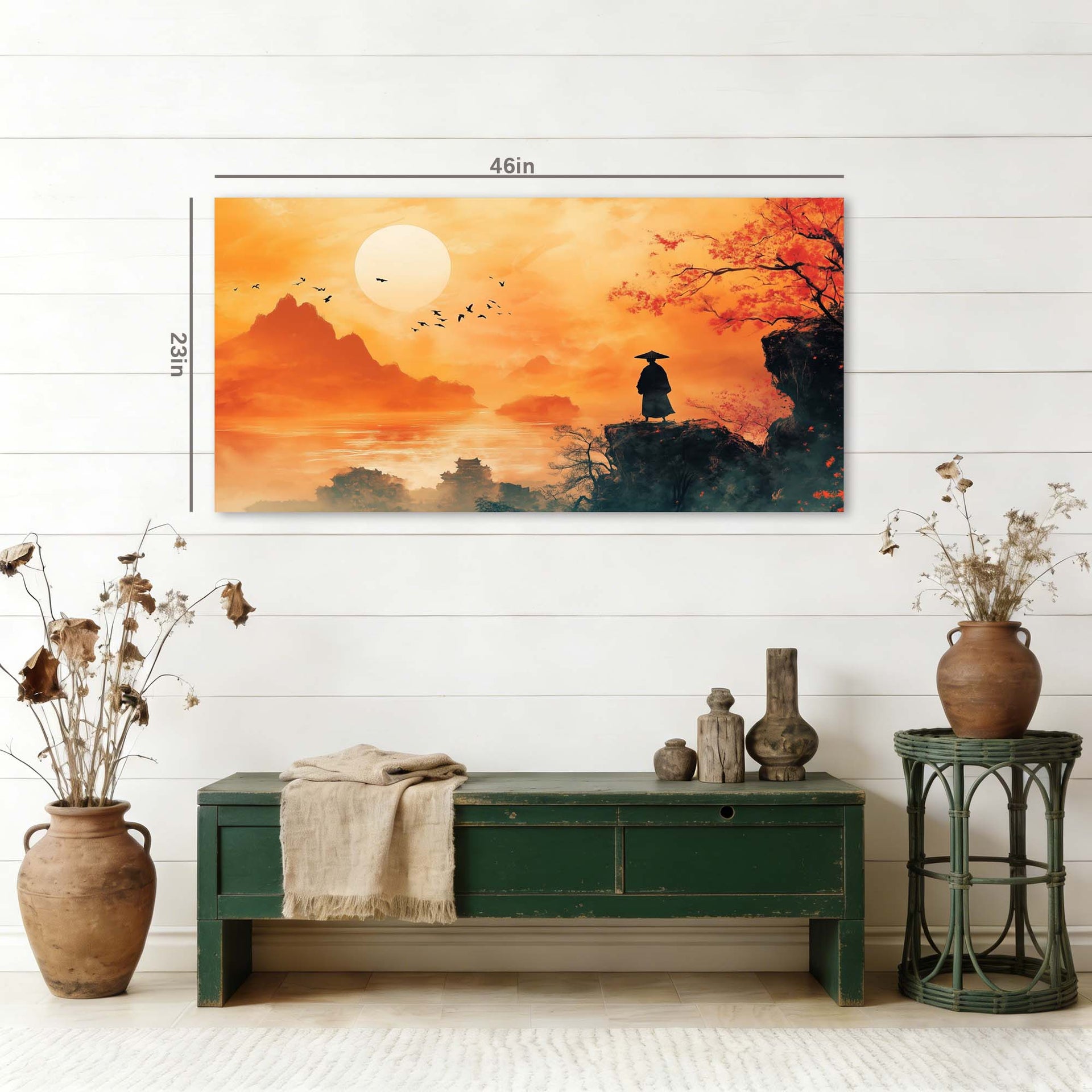 White Traditional Birds Canvas Wall Art for Living Room Prints Artwork Bedroom Office Decor