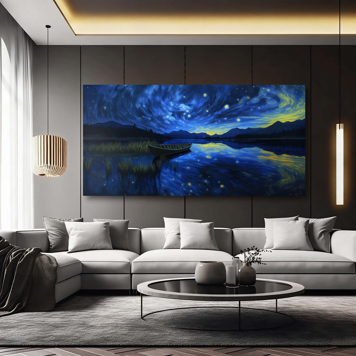 Black Nature Wall Art Paintings Print Canvas Painting Prints Modern Artwork Office Living Room Over the Couch Bedroom Decor