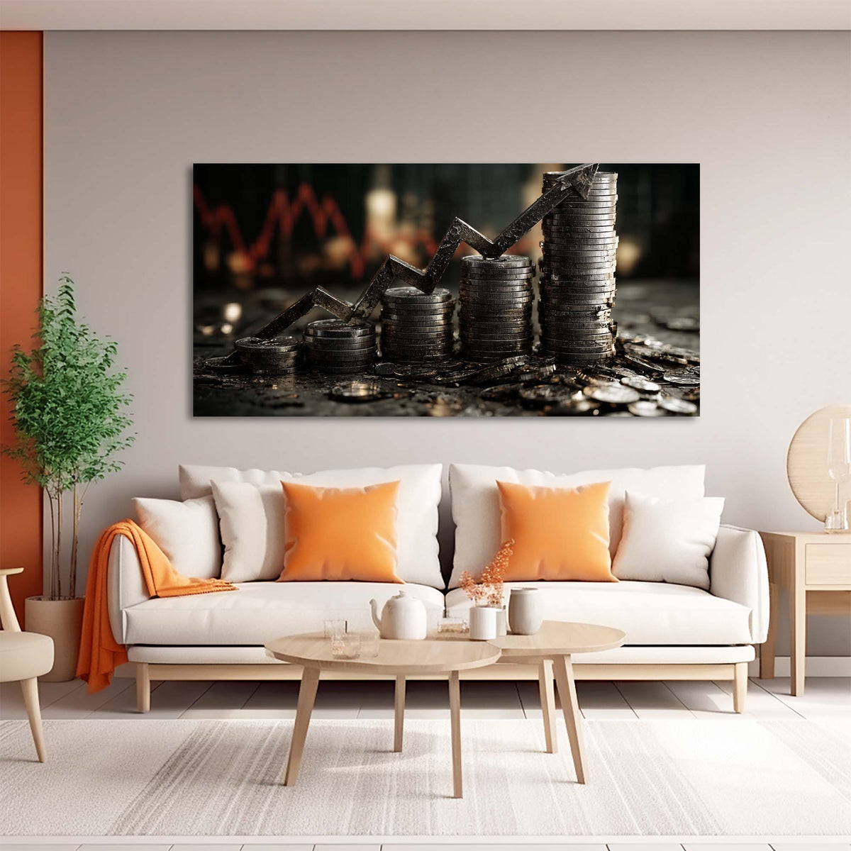 Red Abstract Wall Art Paintings Print Canvas Painting Prints Modern Artwork Office Living Room Over the Couch Bedroom Decor