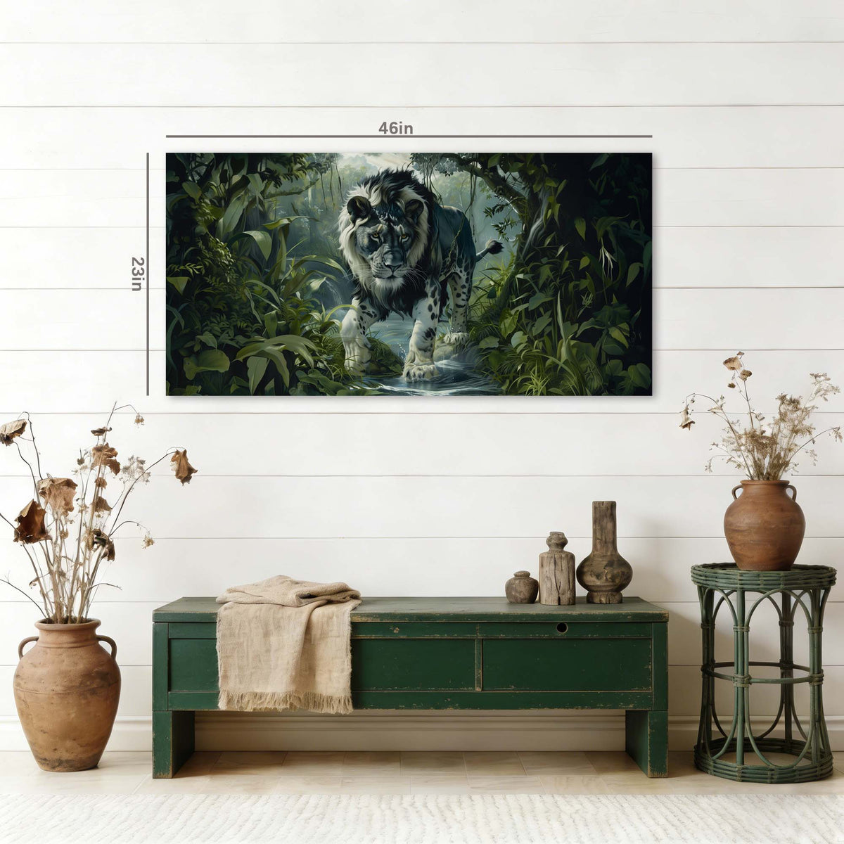 Black Mysterious Nature Wall Art for Living Room Canvas Painting Prints Artwork Family Bedroom Office Decor