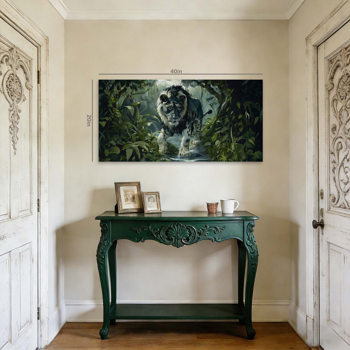 Black Mysterious Nature Wall Art for Living Room Canvas Painting Prints Artwork Family Bedroom Office Decor