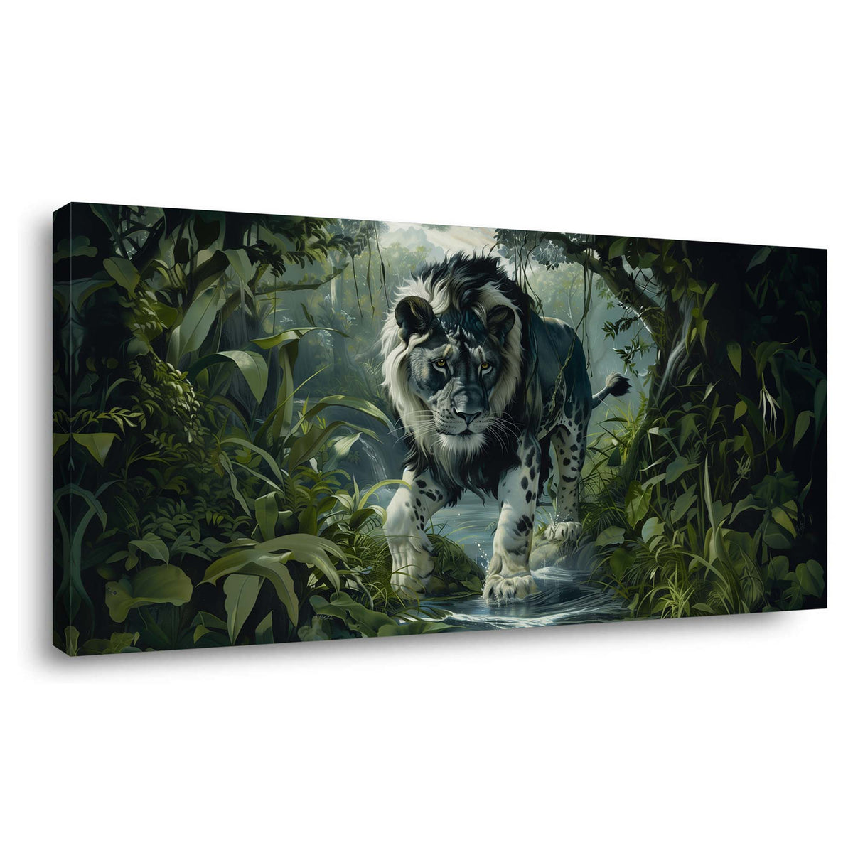 Black Mysterious Nature Wall Art for Living Room Canvas Painting Prints Artwork Family Bedroom Office Decor