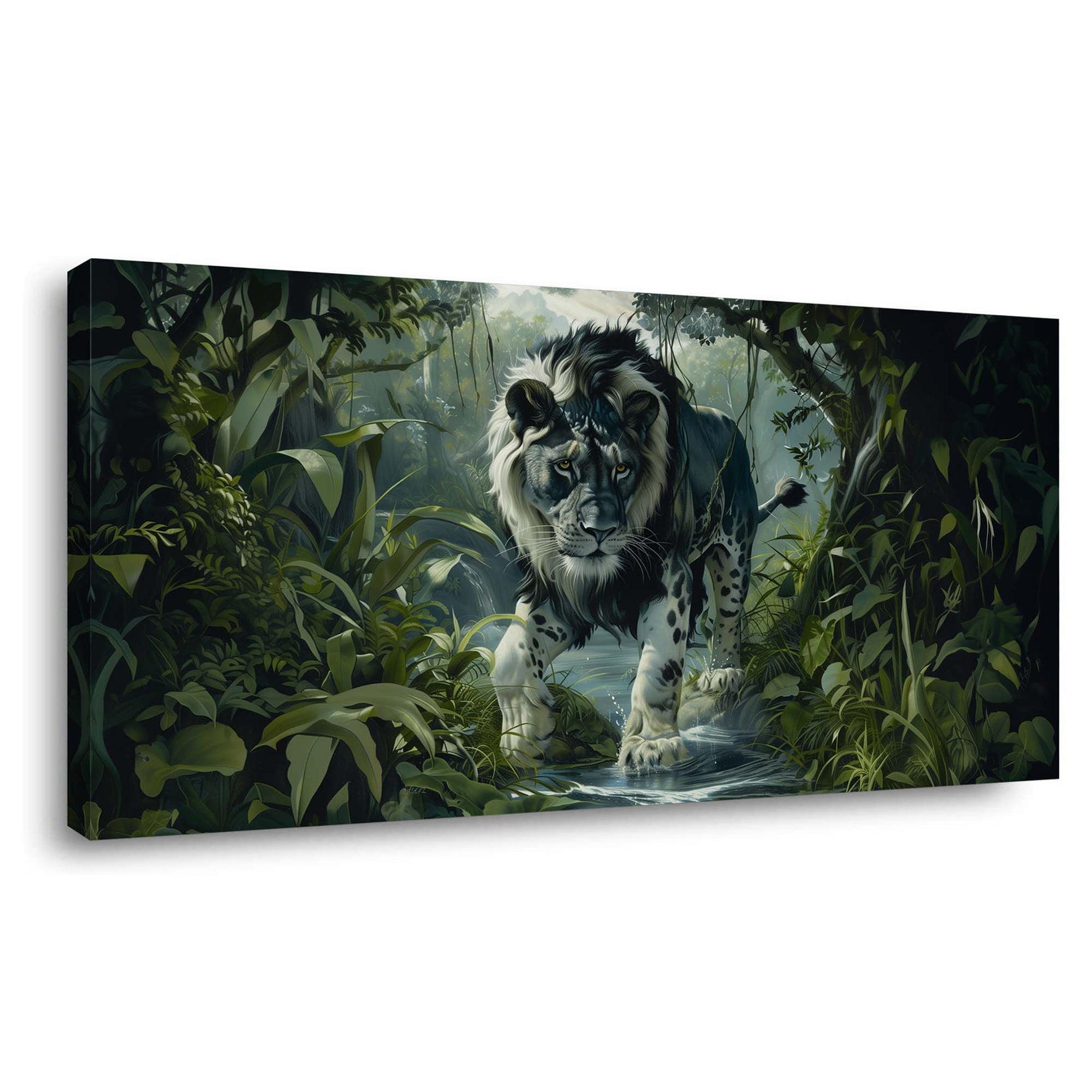 Black Mysterious Nature Wall Art for Living Room Canvas Painting Prints Artwork Family Bedroom Office Decor