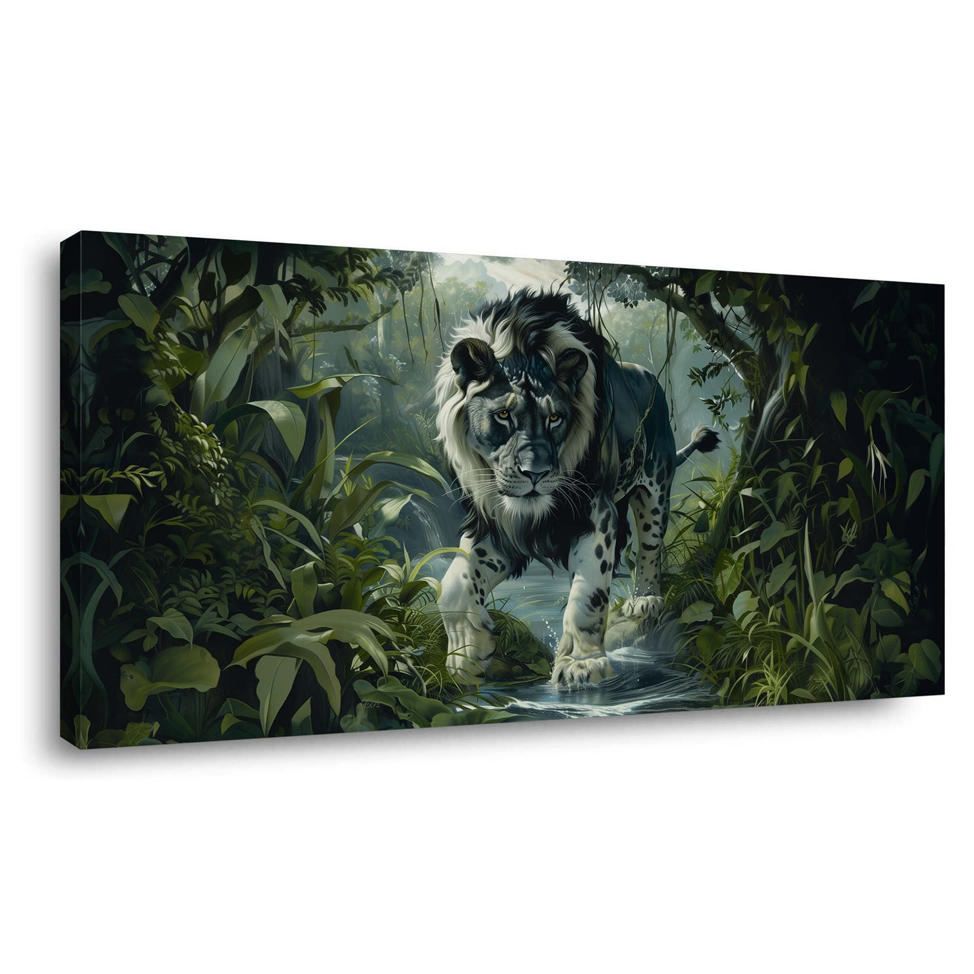 Black Mysterious Nature Wall Art for Living Room Canvas Painting Prints Artwork Family Bedroom Office Decor