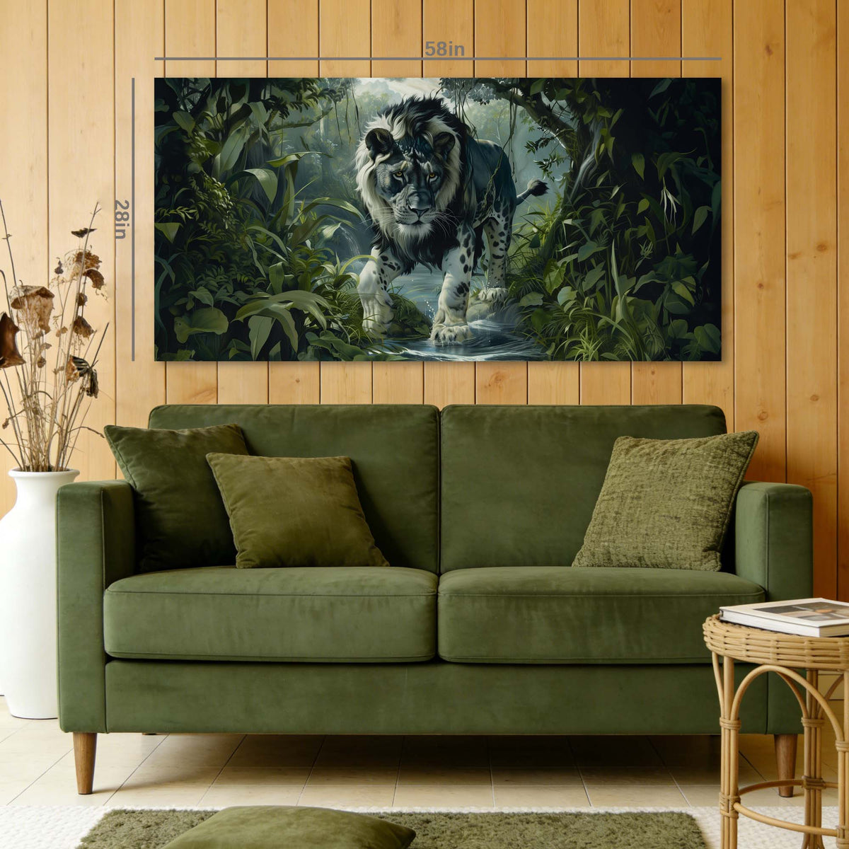 Black Mysterious Nature Wall Art for Living Room Canvas Painting Prints Artwork Family Bedroom Office Decor
