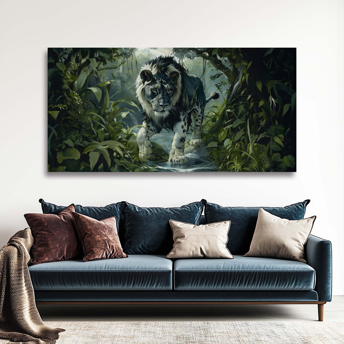 Black Mysterious Nature Wall Art for Living Room Canvas Painting Prints Artwork Family Bedroom Office Decor