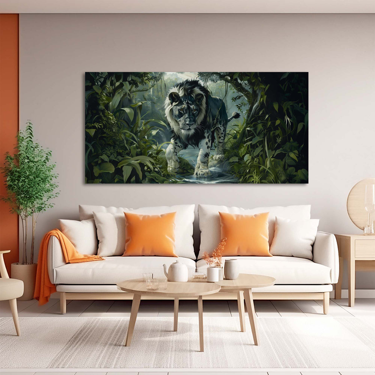 Black Mysterious Nature Wall Art for Living Room Canvas Painting Prints Artwork Family Bedroom Office Decor