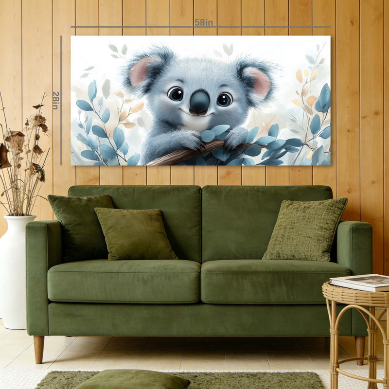Green Wildlife Nature Wall Art Canvas Painting Prints Artwor Office Bedroom Living Room Decor
