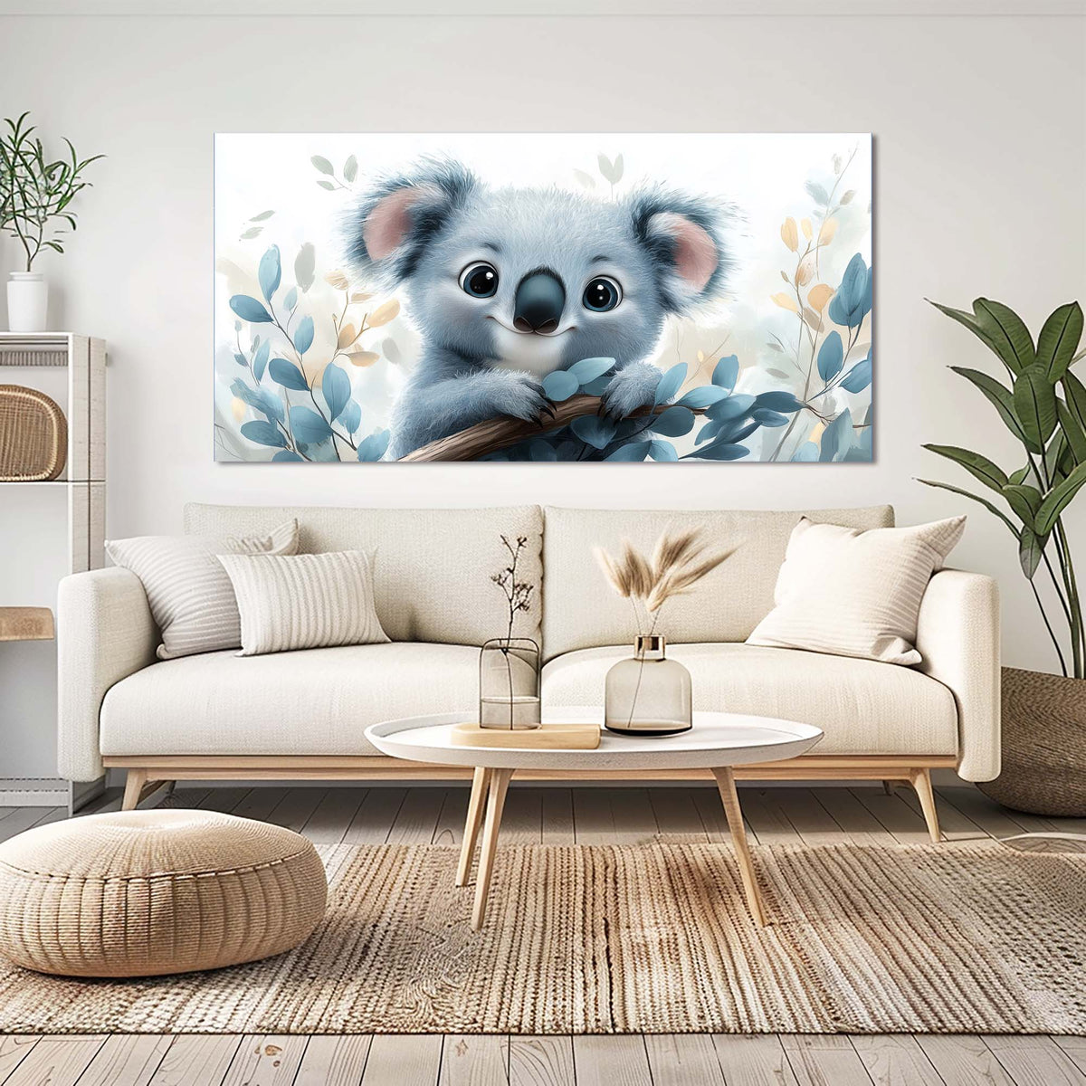 Green Wildlife Nature Wall Art Canvas Painting Prints Artwor Office Bedroom Living Room Decor