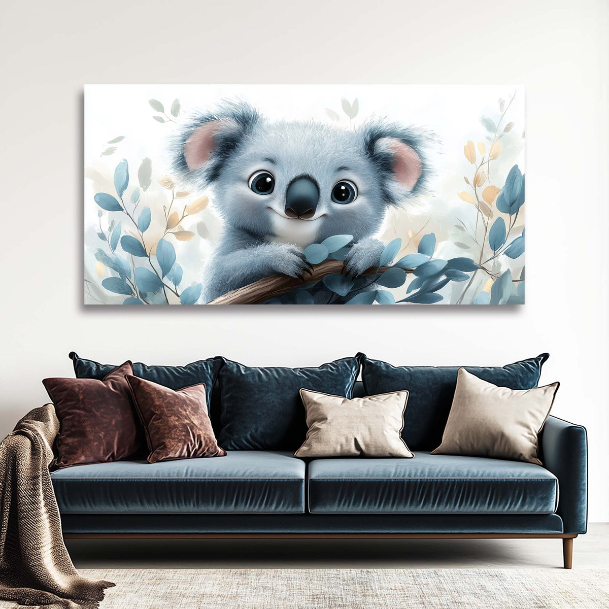 Green Wildlife Nature Wall Art Canvas Painting Prints Artwor Office Bedroom Living Room Decor