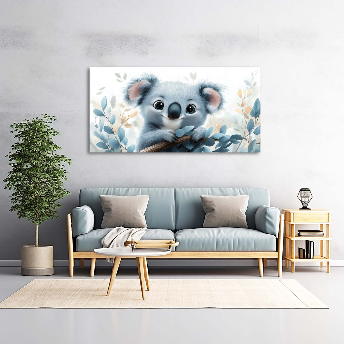 Green Wildlife Nature Wall Art Canvas Painting Prints Artwor Office Bedroom Living Room Decor