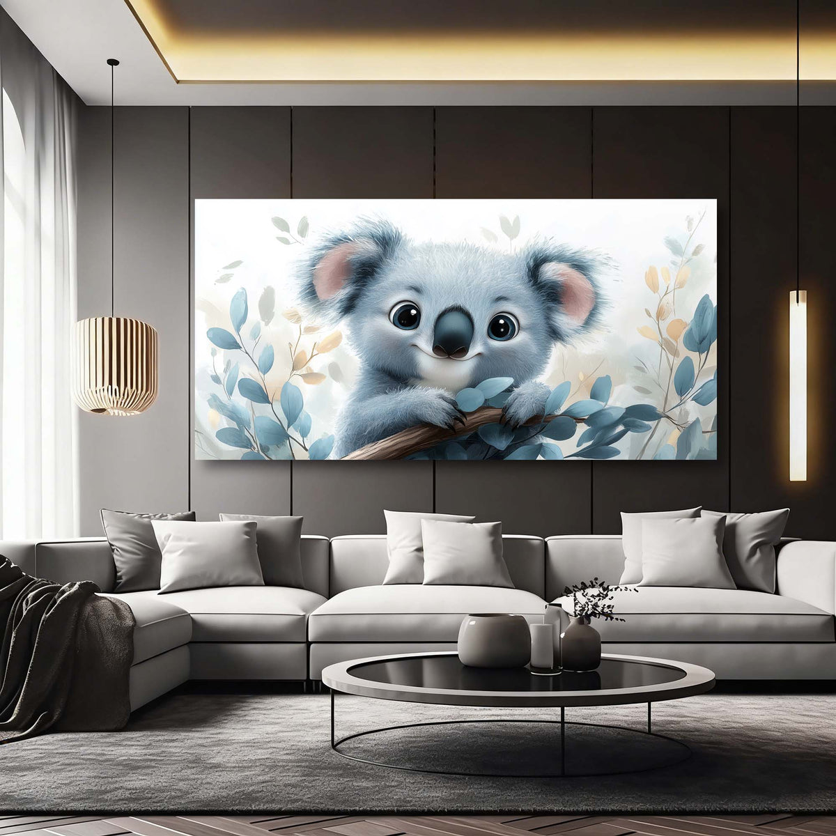 Green Wildlife Nature Wall Art Canvas Painting Prints Artwor Office Bedroom Living Room Decor