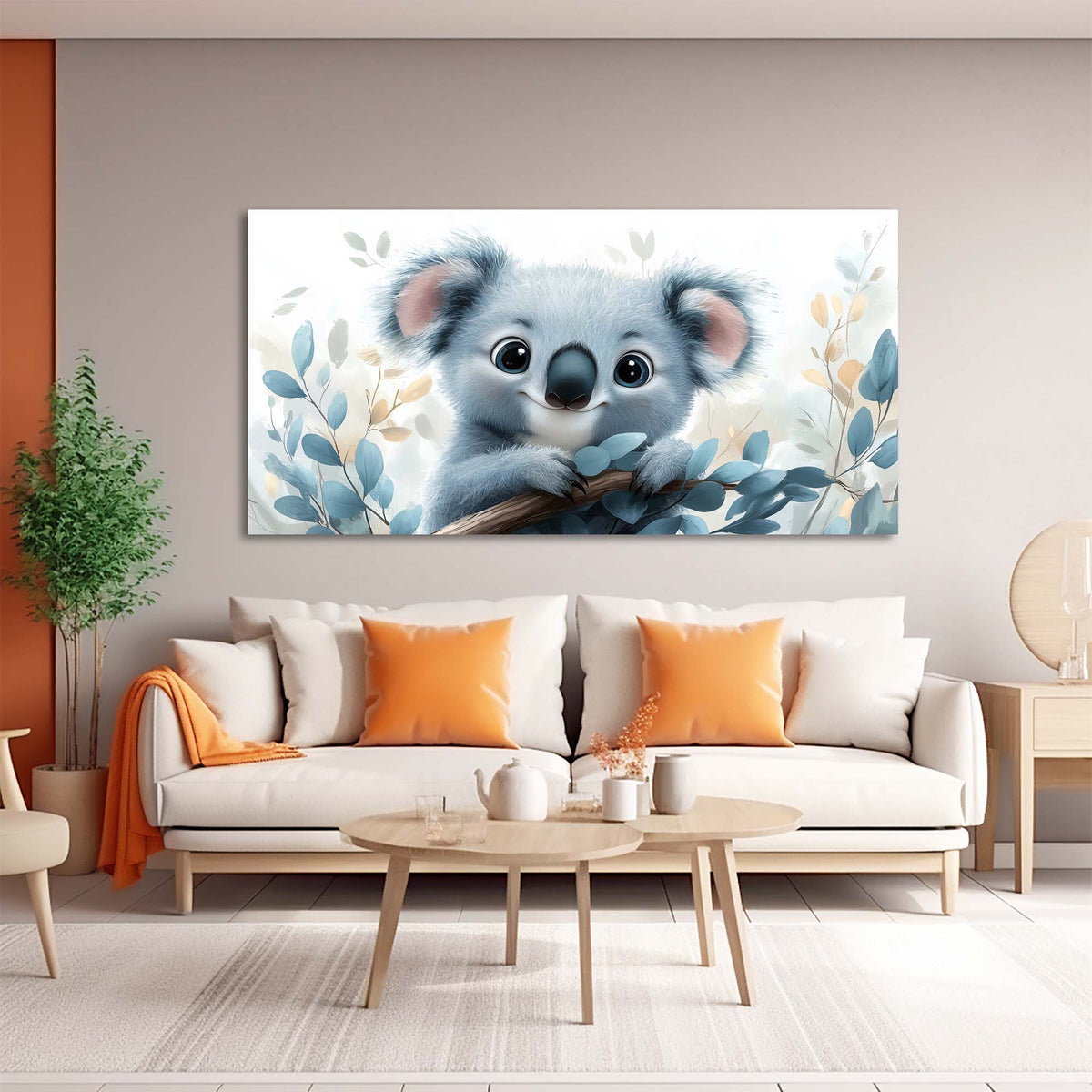 Green Wildlife Nature Wall Art Canvas Painting Prints Artwor Office Bedroom Living Room Decor