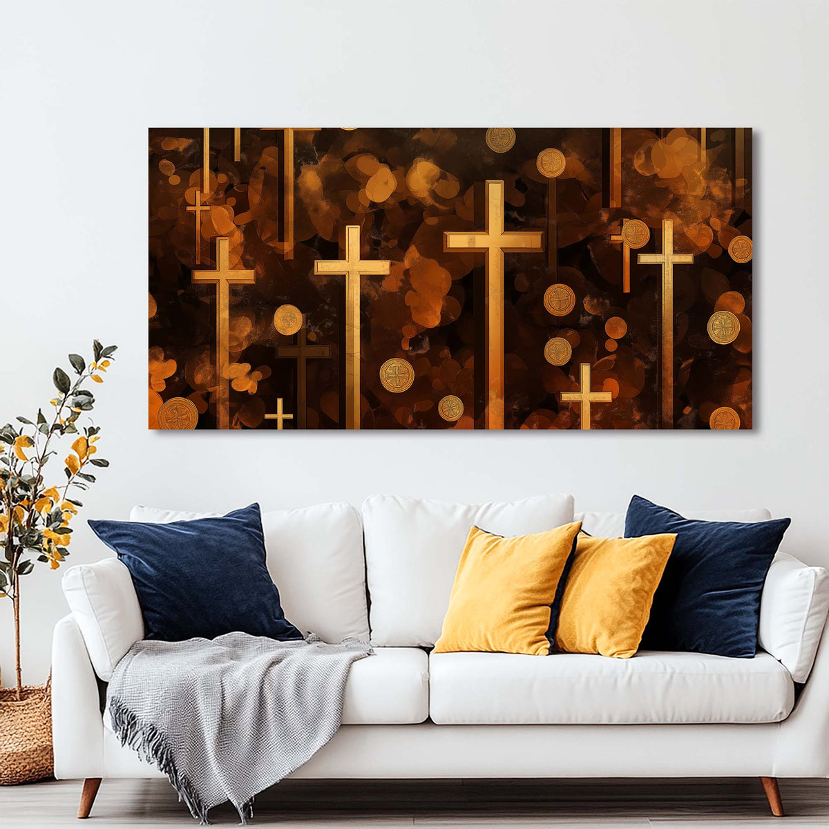 Red Mysterious Horror Wall Art Art Deco Painting Prints Canvas Artwork Living Room Family Bedroom Office Decor