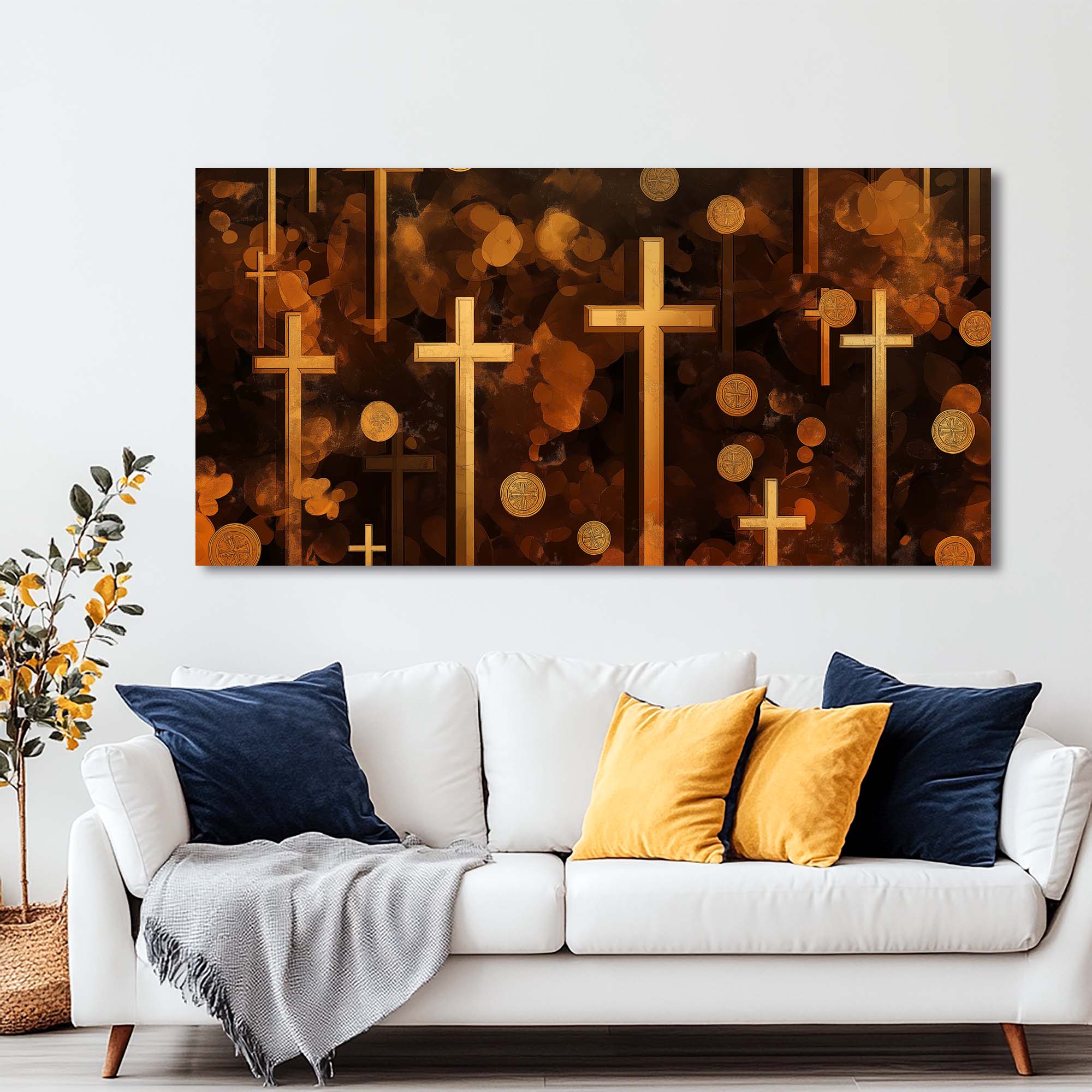 Red Mysterious Horror Wall Art Art Deco Painting Prints Canvas Artwork Living Room Family Bedroom Office Decor