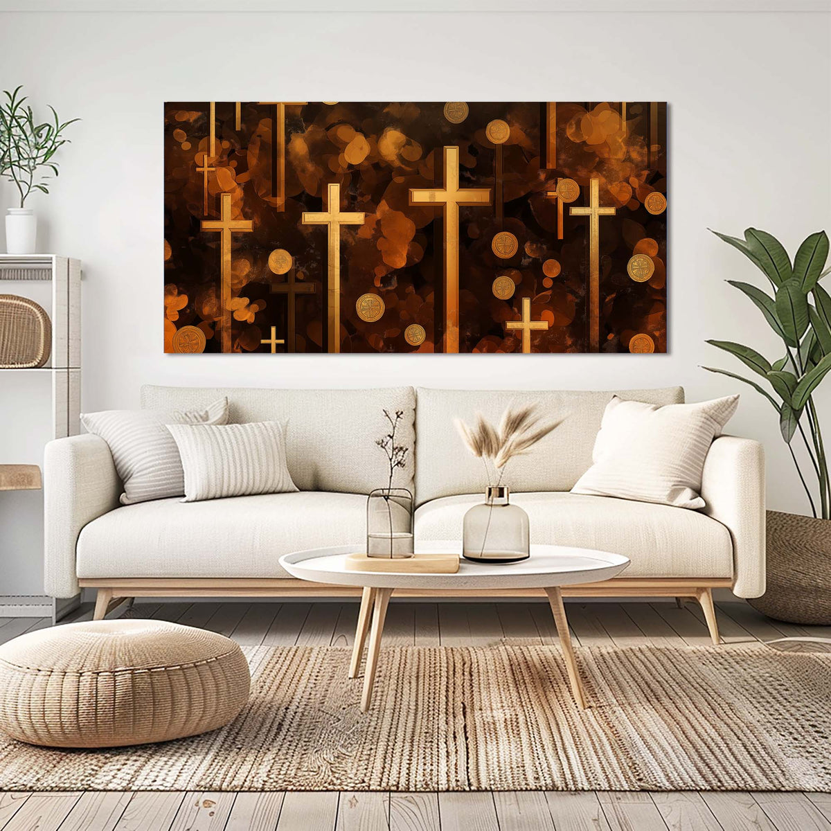 Red Mysterious Horror Wall Art Art Deco Painting Prints Canvas Artwork Living Room Family Bedroom Office Decor