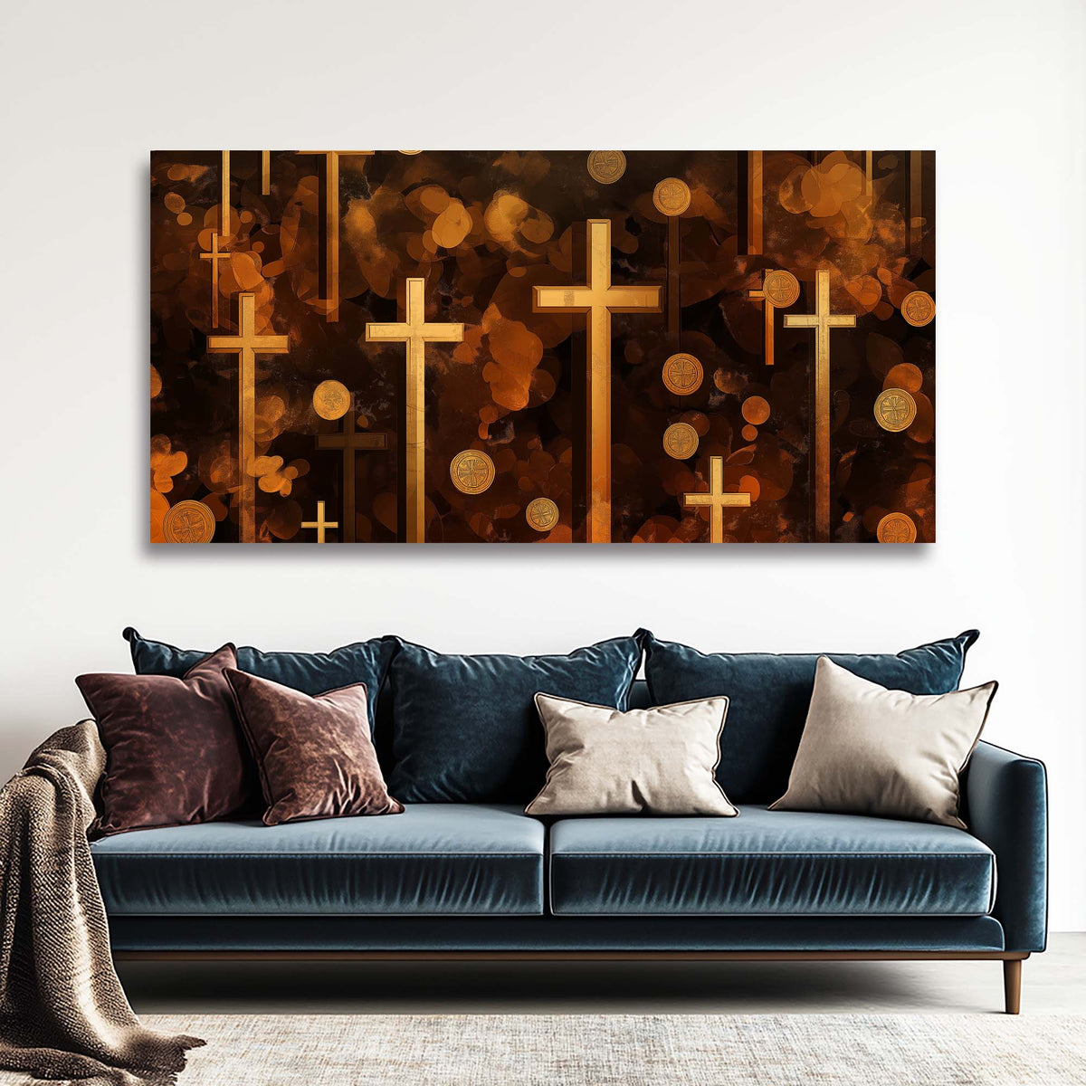 Red Mysterious Horror Wall Art Art Deco Painting Prints Canvas Artwork Living Room Family Bedroom Office Decor