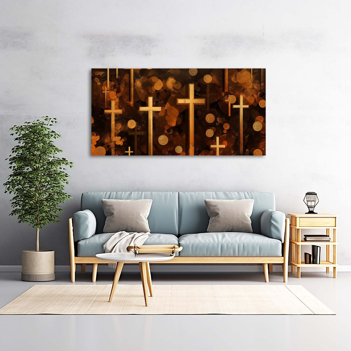 Red Mysterious Horror Wall Art Art Deco Painting Prints Canvas Artwork Living Room Family Bedroom Office Decor