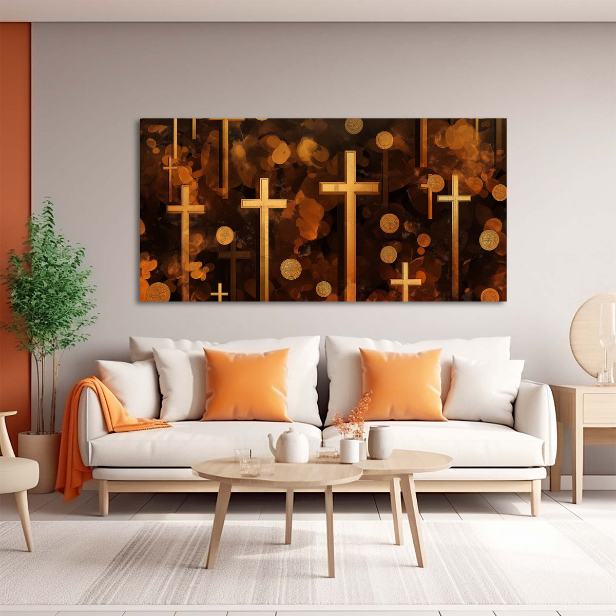 Red Mysterious Horror Wall Art Art Deco Painting Prints Canvas Artwork Living Room Family Bedroom Office Decor